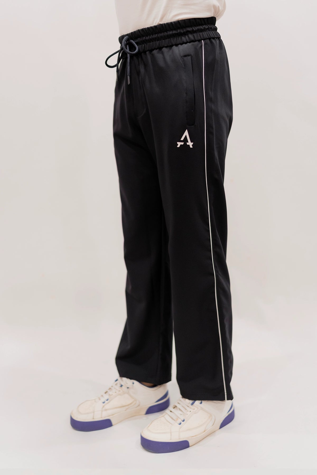 Imported Terry Fabric Trouser - Black