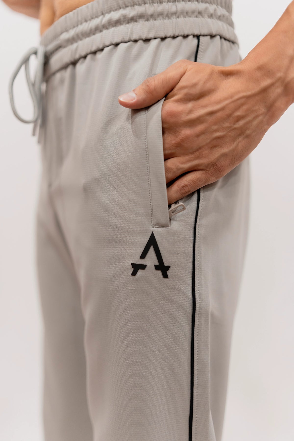 Imported Terry Fabric Trouser - Light Grey