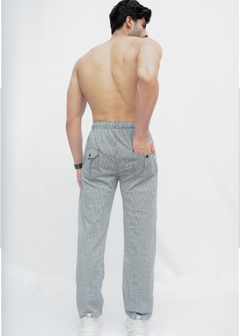 Avaron Premium Pajamas-White Black