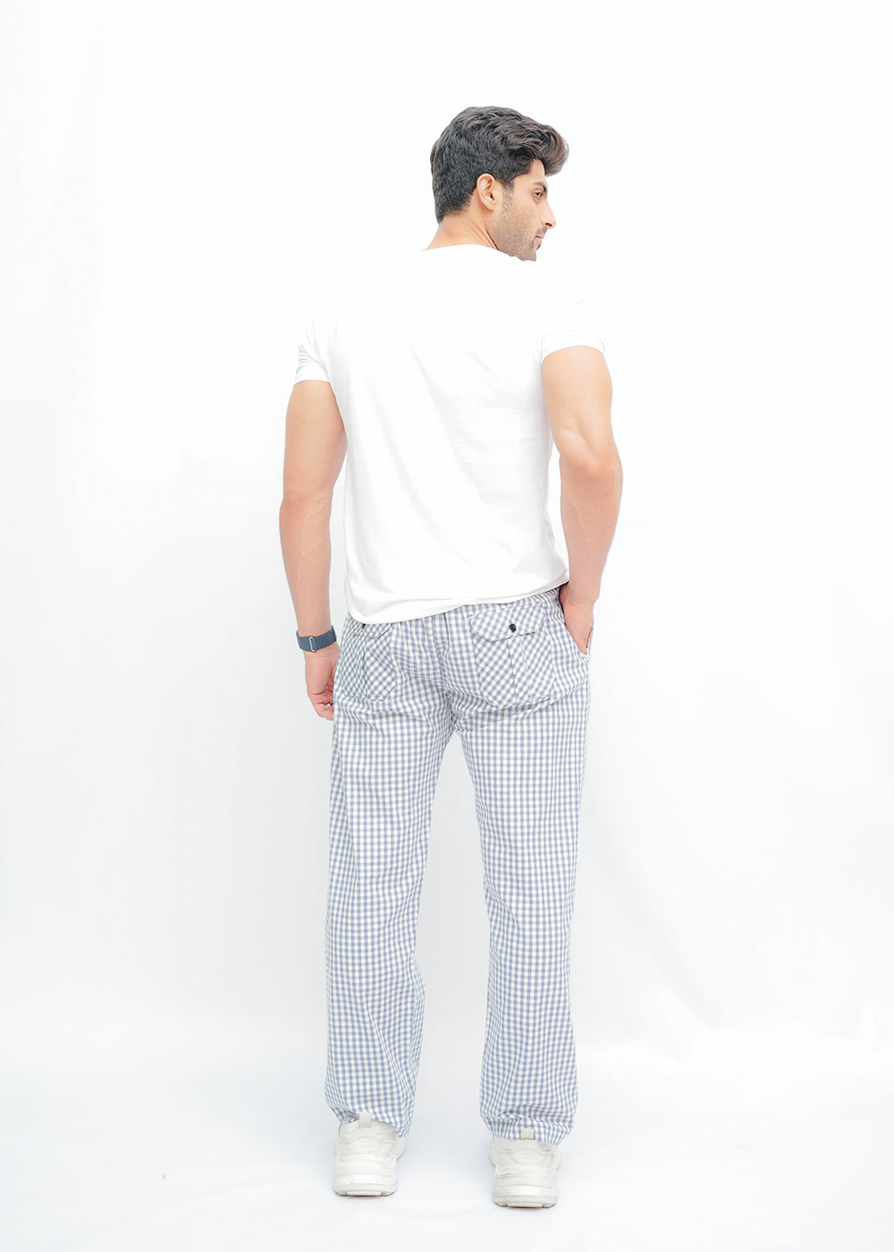 Avaron Woven Pajamas-Light Blue