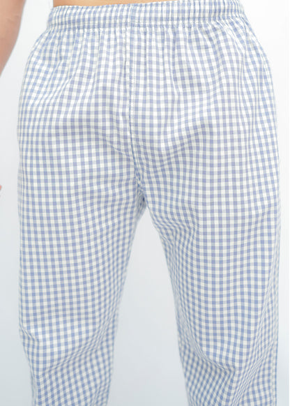 Avaron Woven Pajamas-Light Blue