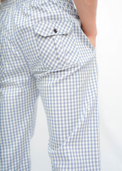 Avaron Woven Pajamas-Light Blue