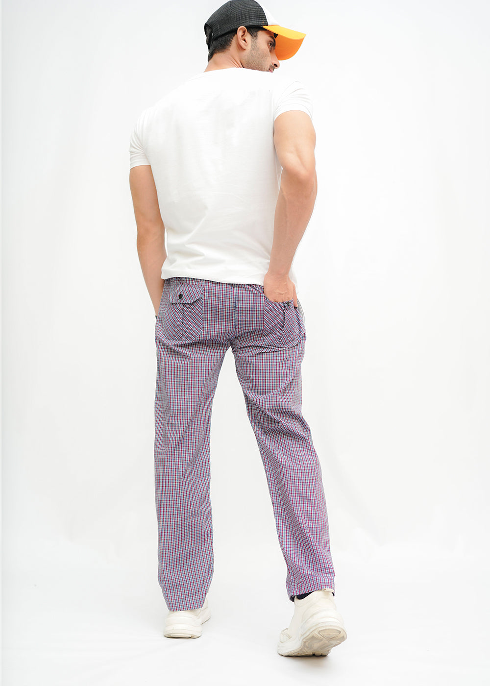 Avaron Woven Pajamas-Blue Red
