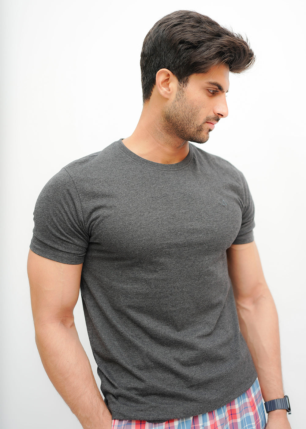 Avaron Premium T-Shirt-charcoal-grey
