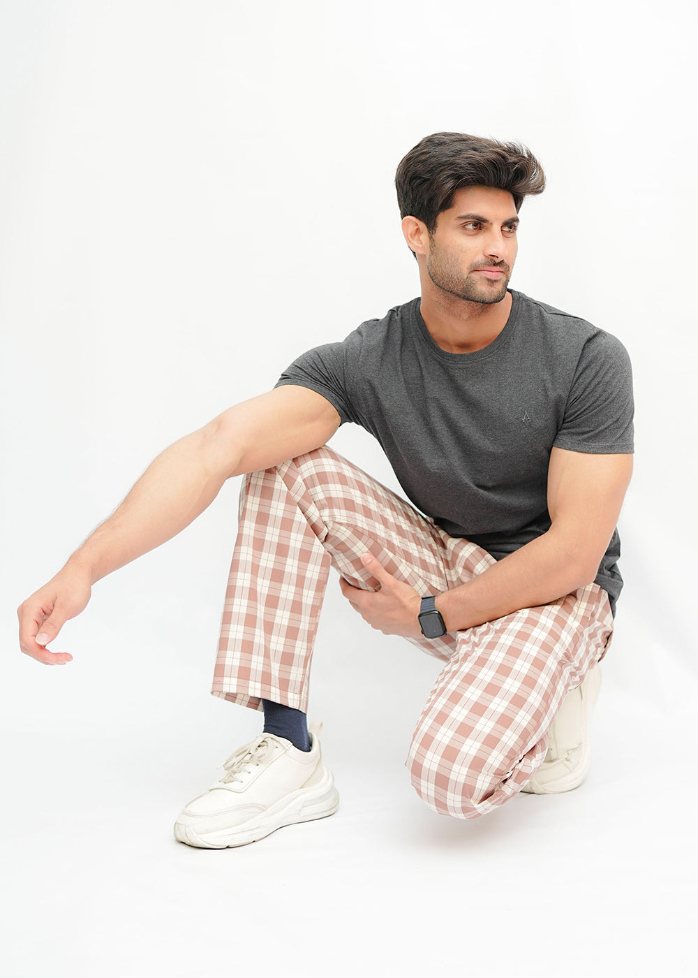 Avaron Woven Pajamas-Brown