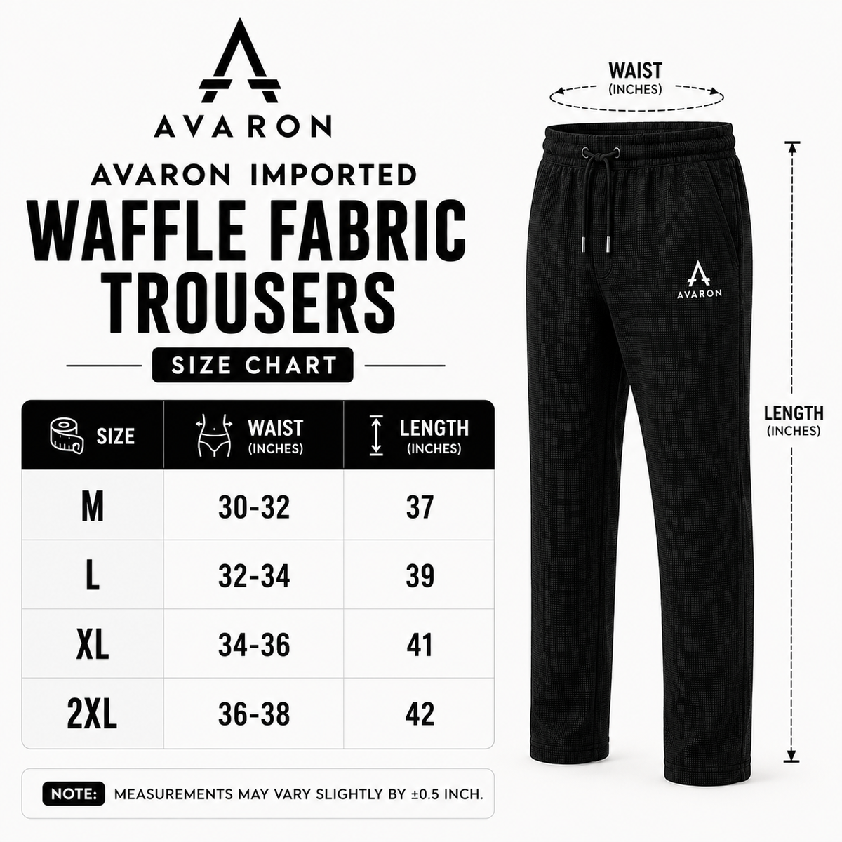 Imported Waffle Fabric Trouser - Grey