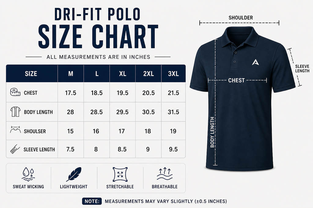 NIK Dri-fit POLO – 4-Way Stretch- Blue