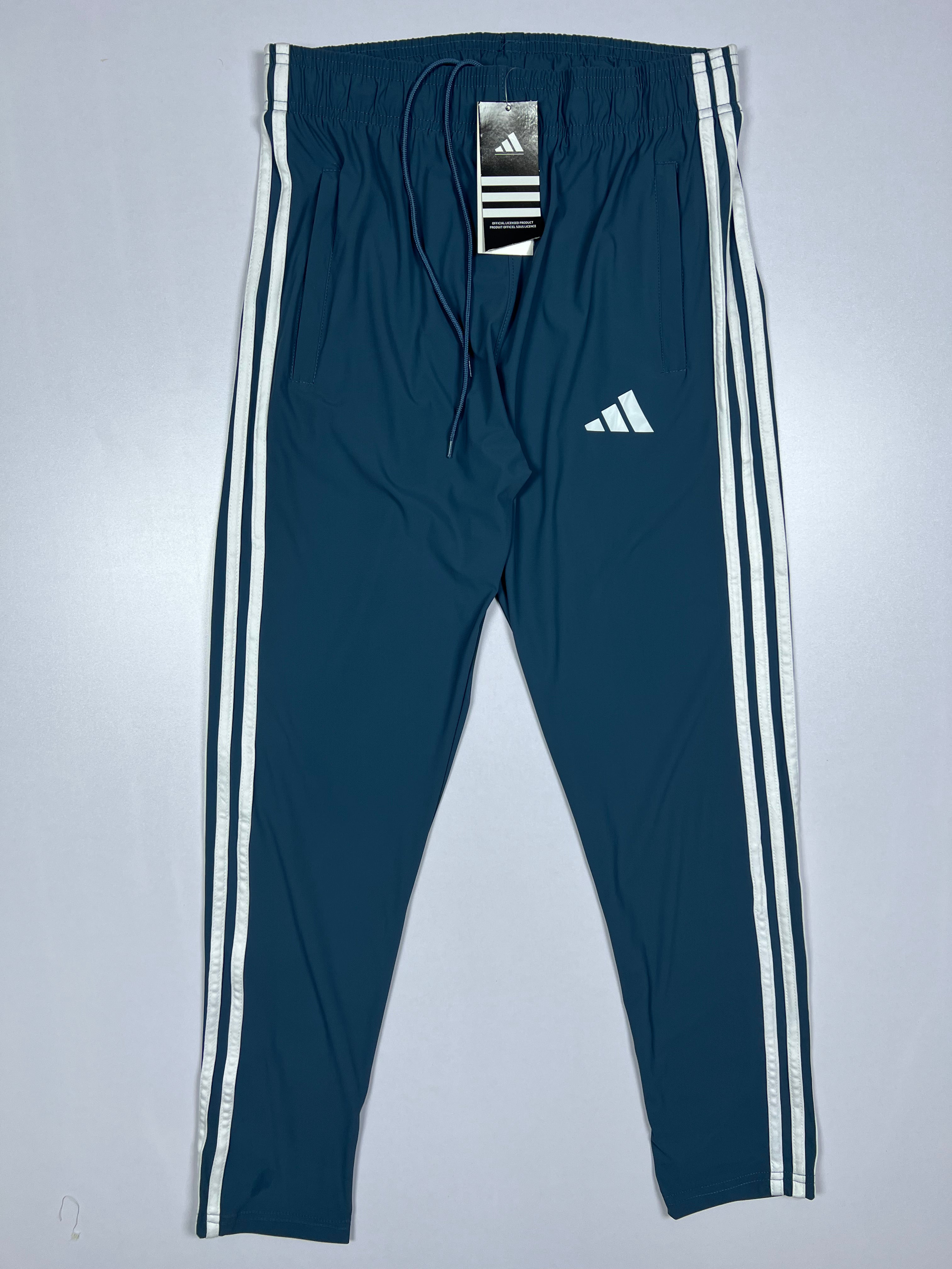 ADI Trouser – 4-Way Stretch Ultra Soft Fabric | 3 Stripes-Met Blue