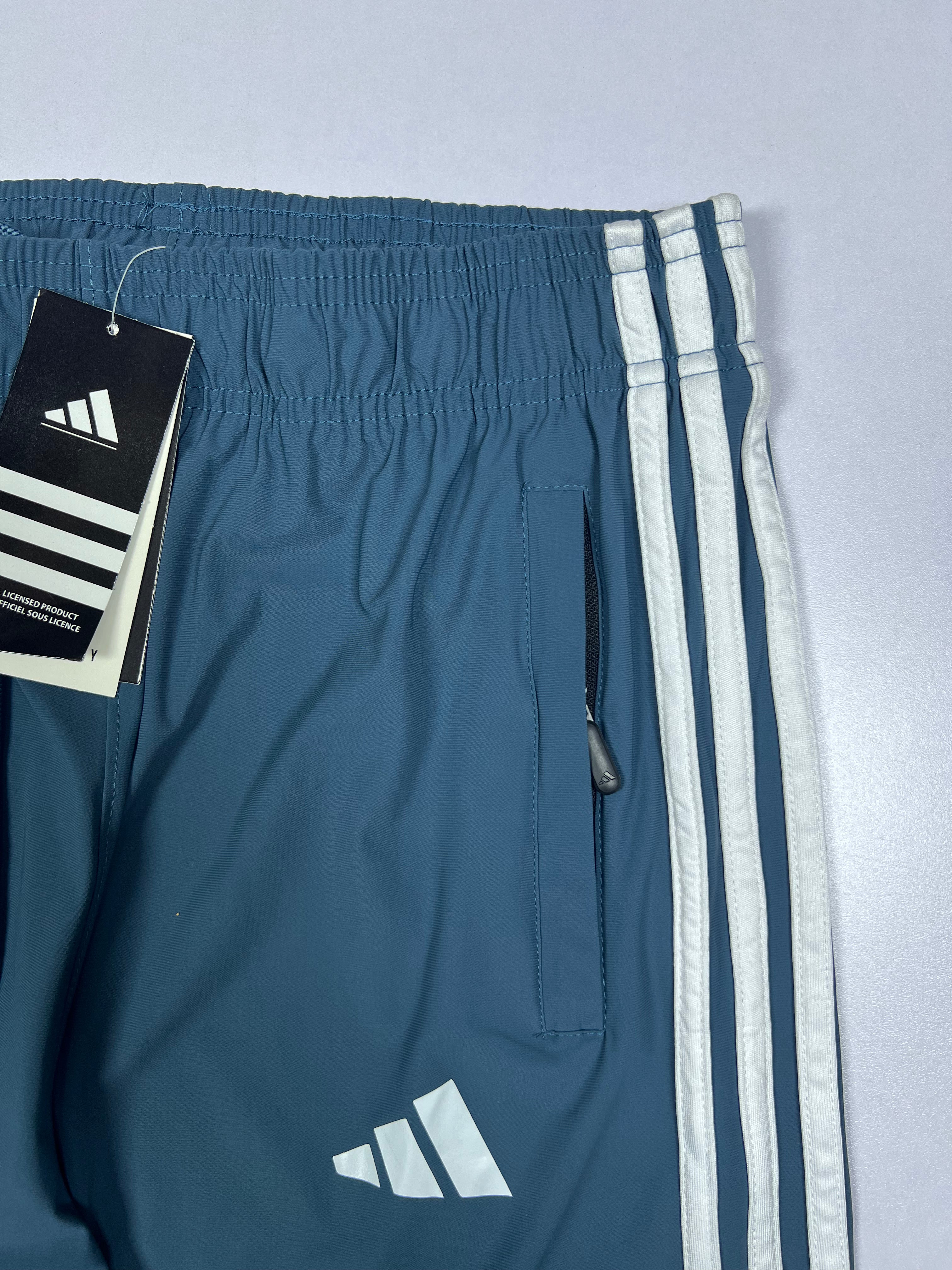 ADI Trouser – 4-Way Stretch Ultra Soft Fabric | 3 Stripes-Met Blue