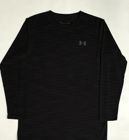 UA Full Sleeve Dri-Fit Tee – 4-Way Stretch-Black