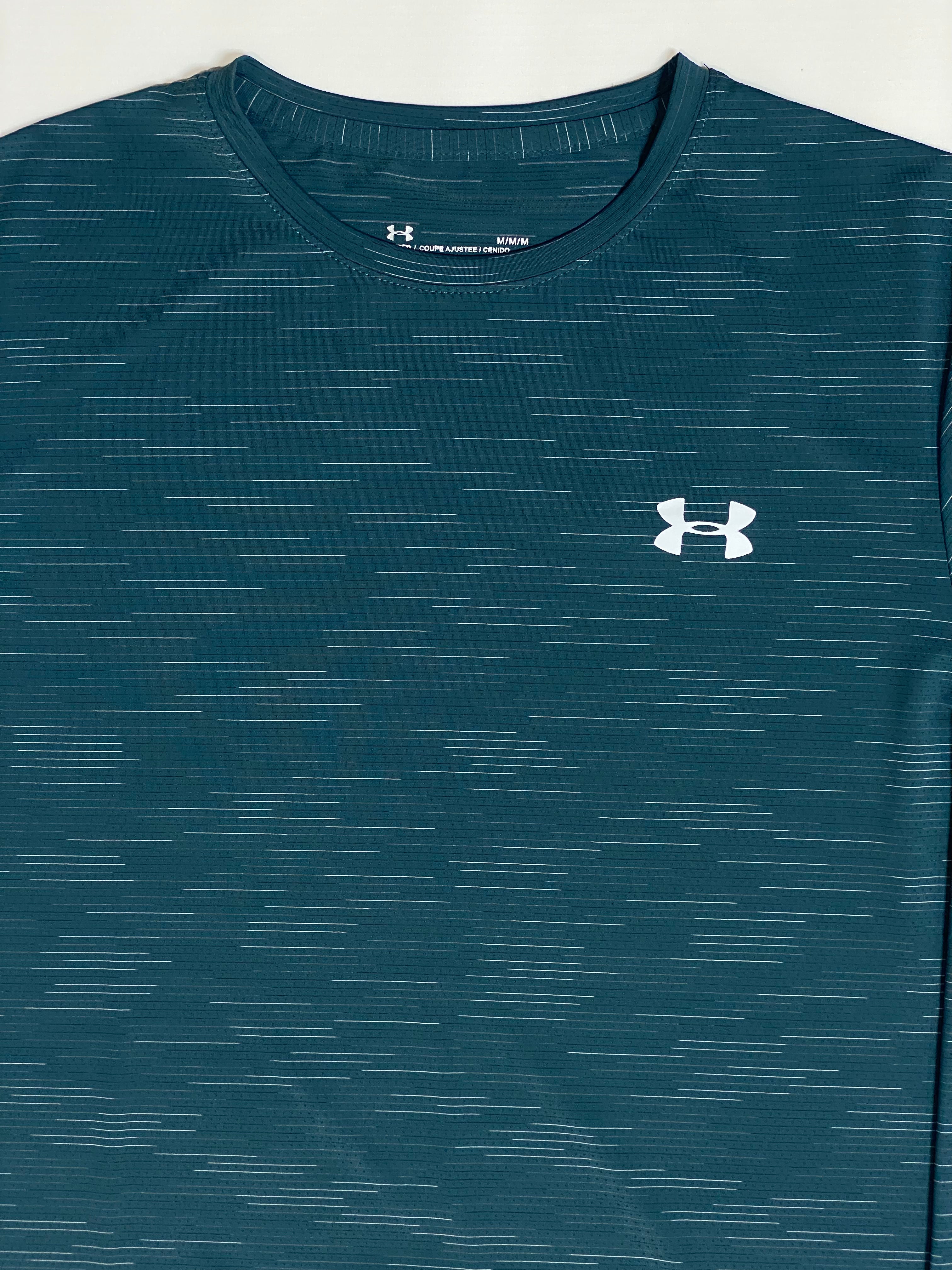 UA Full Sleeve Dri-Fit Tee – 4-Way Stretch-Green