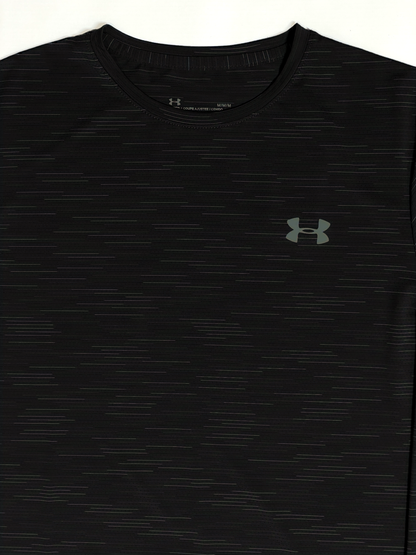 UA Full Sleeve Dri-Fit Tee – 4-Way Stretch-Black