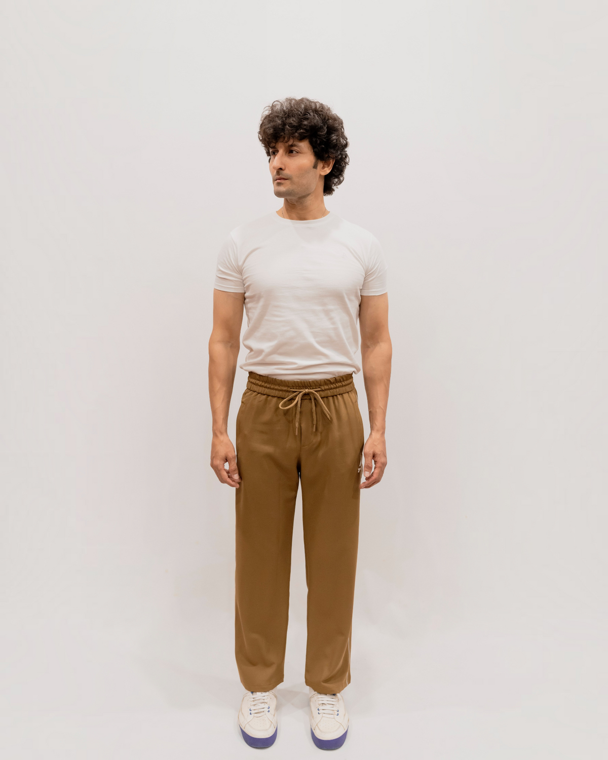 Imported Terry Fabric Trouser - Mustard