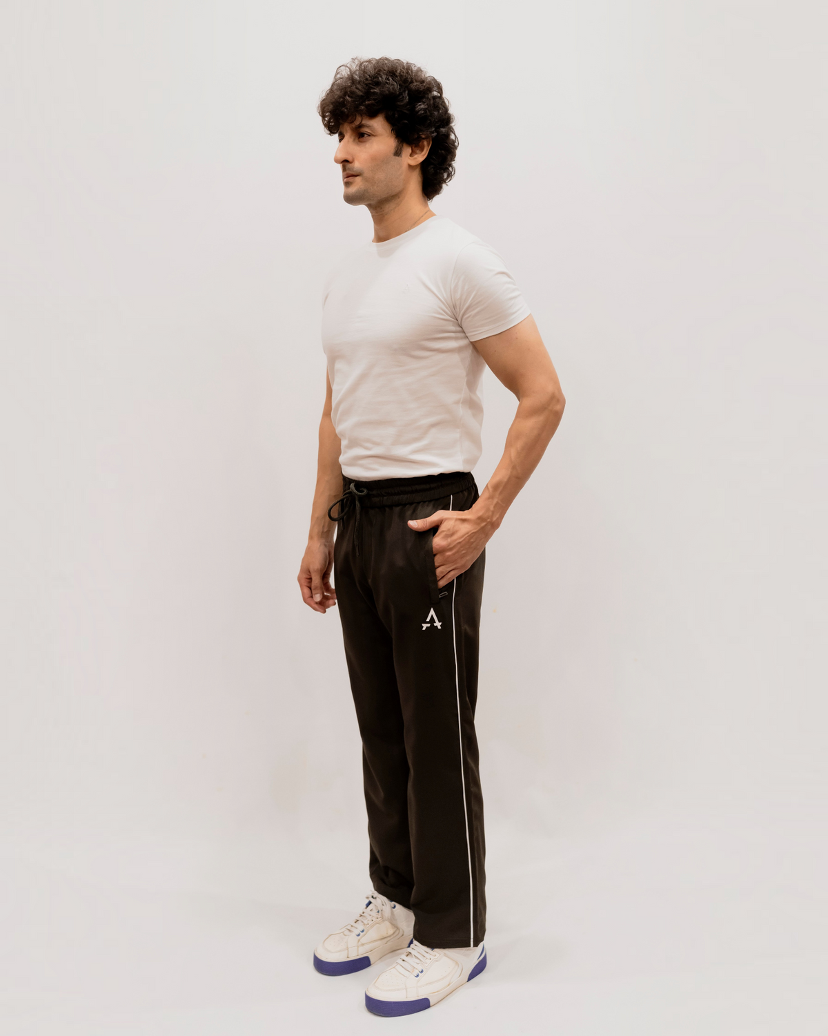 Imported Terry Fabric Trouser - Dark Green