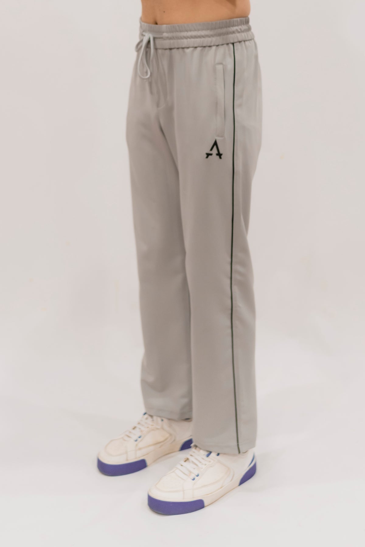 Imported Terry Fabric Trouser - Light Grey