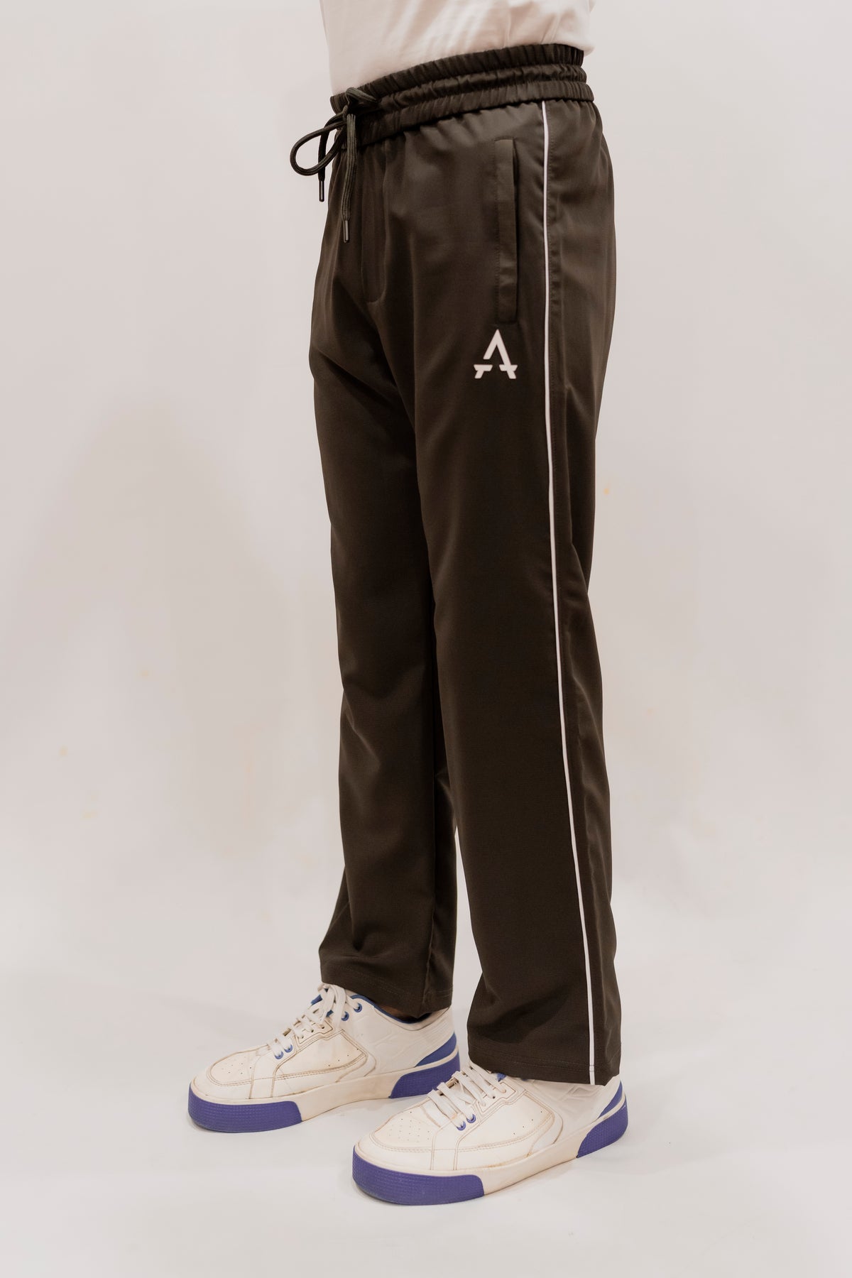 Imported Terry Fabric Trouser - Dark Green