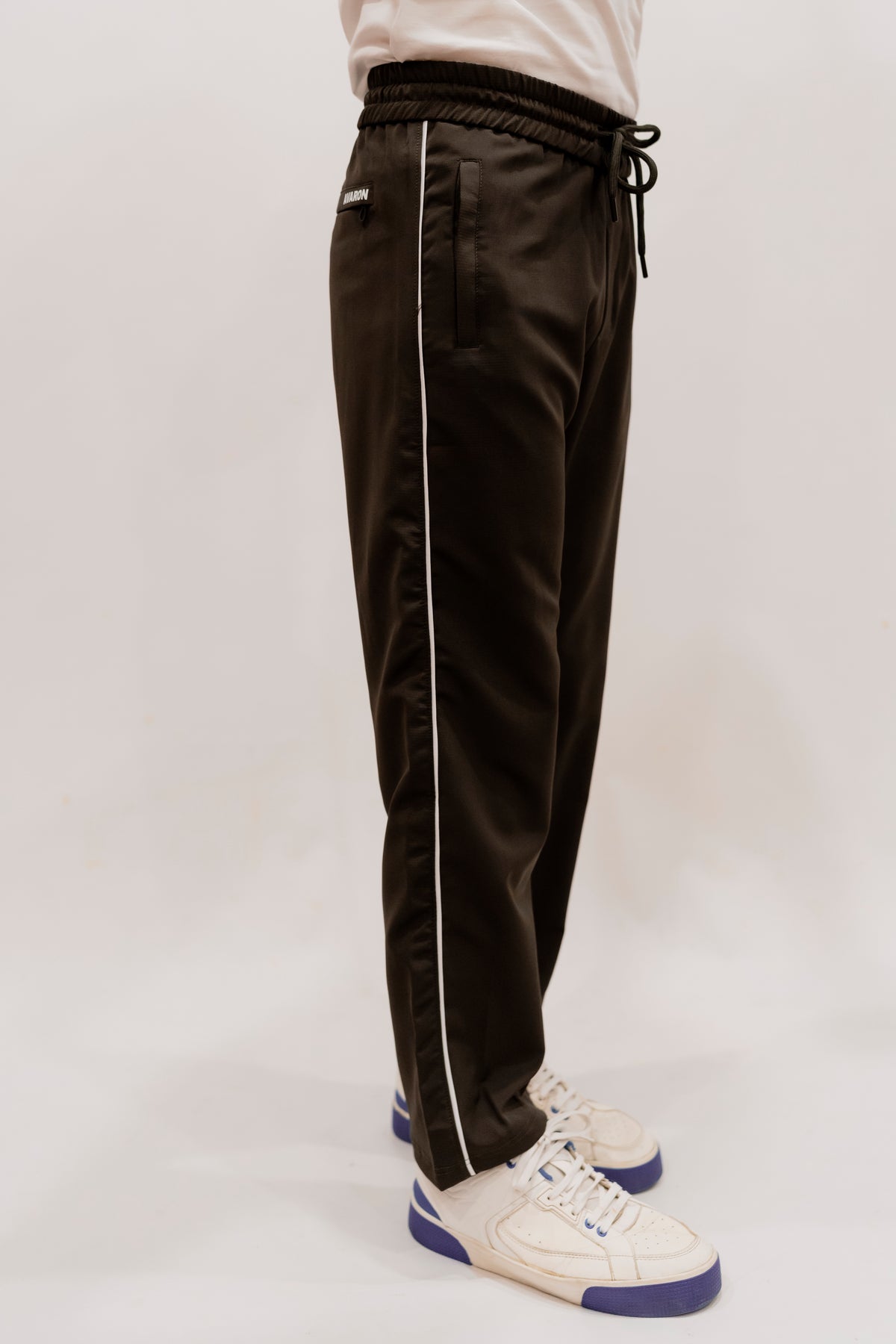 Imported Terry Fabric Trouser - Dark Green