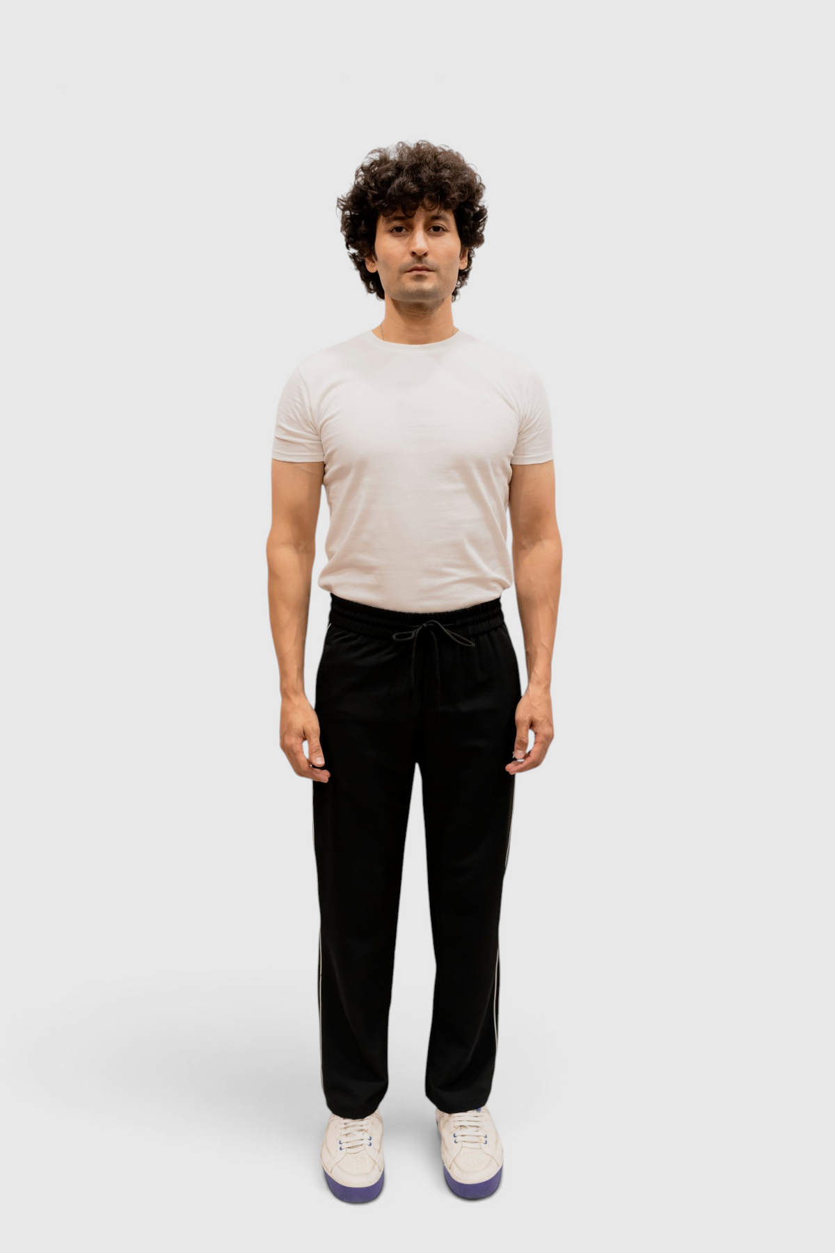 Imported Terry Fabric Trouser - Navy