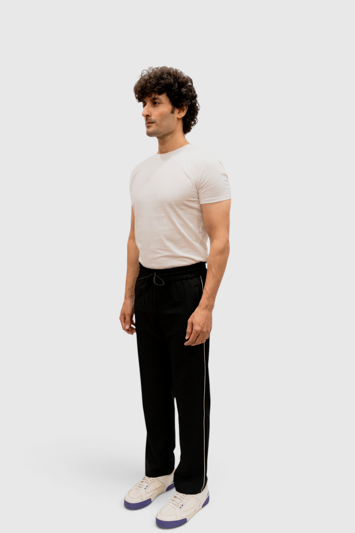 Imported Terry Fabric Trouser - Navy