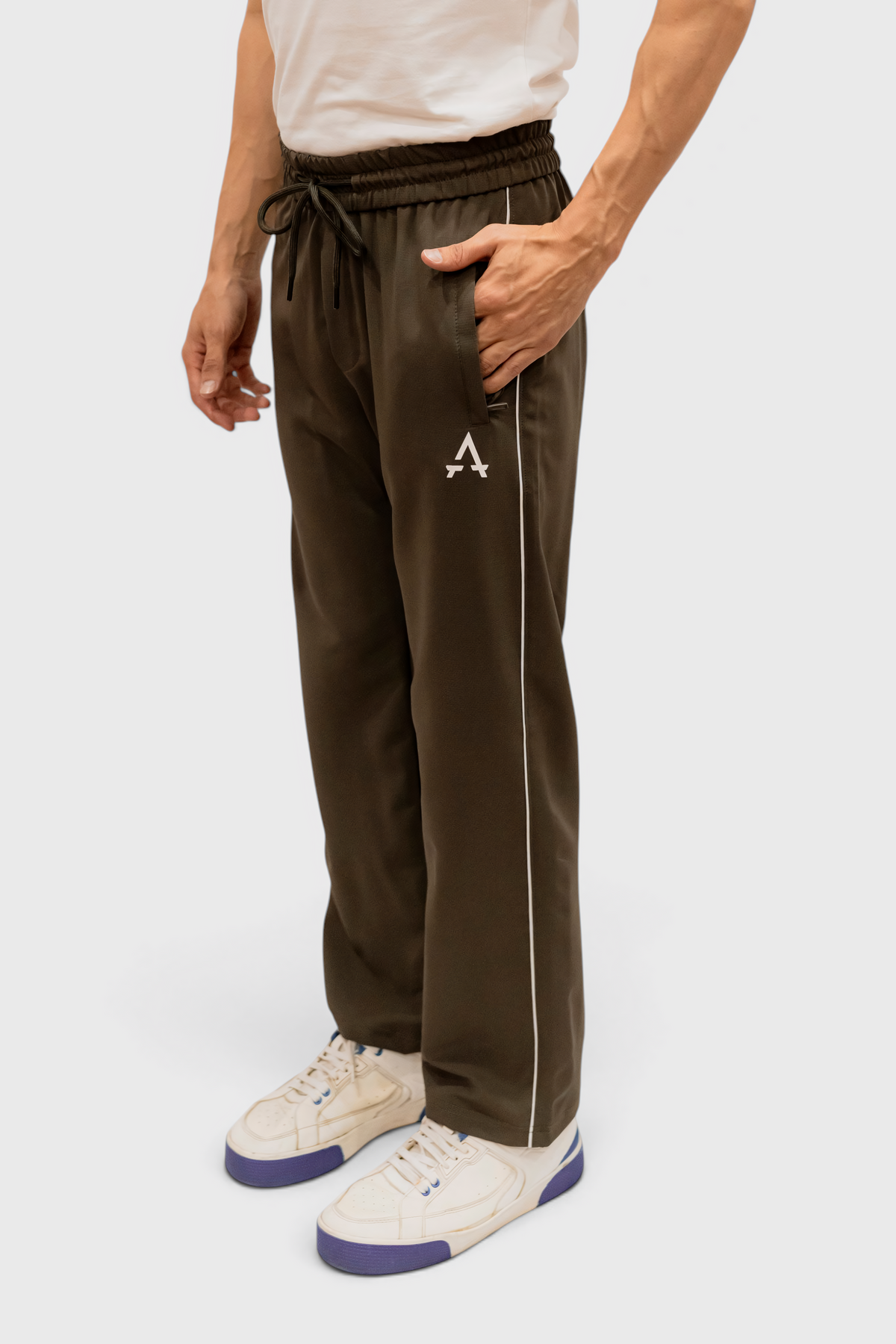 Imported Terry Fabric Trouser - Green