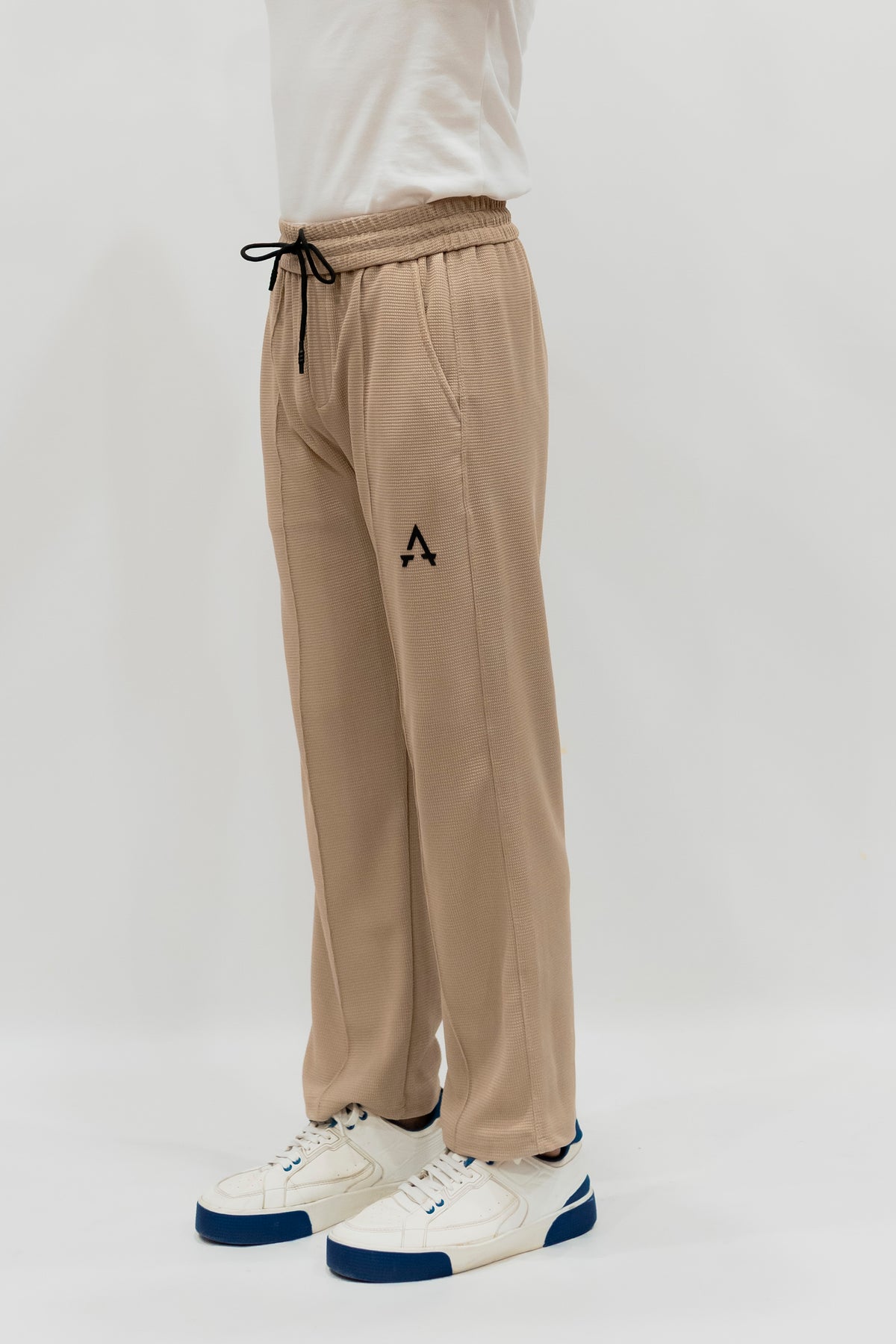 Imported Waffle Fabric Trouser - Skin