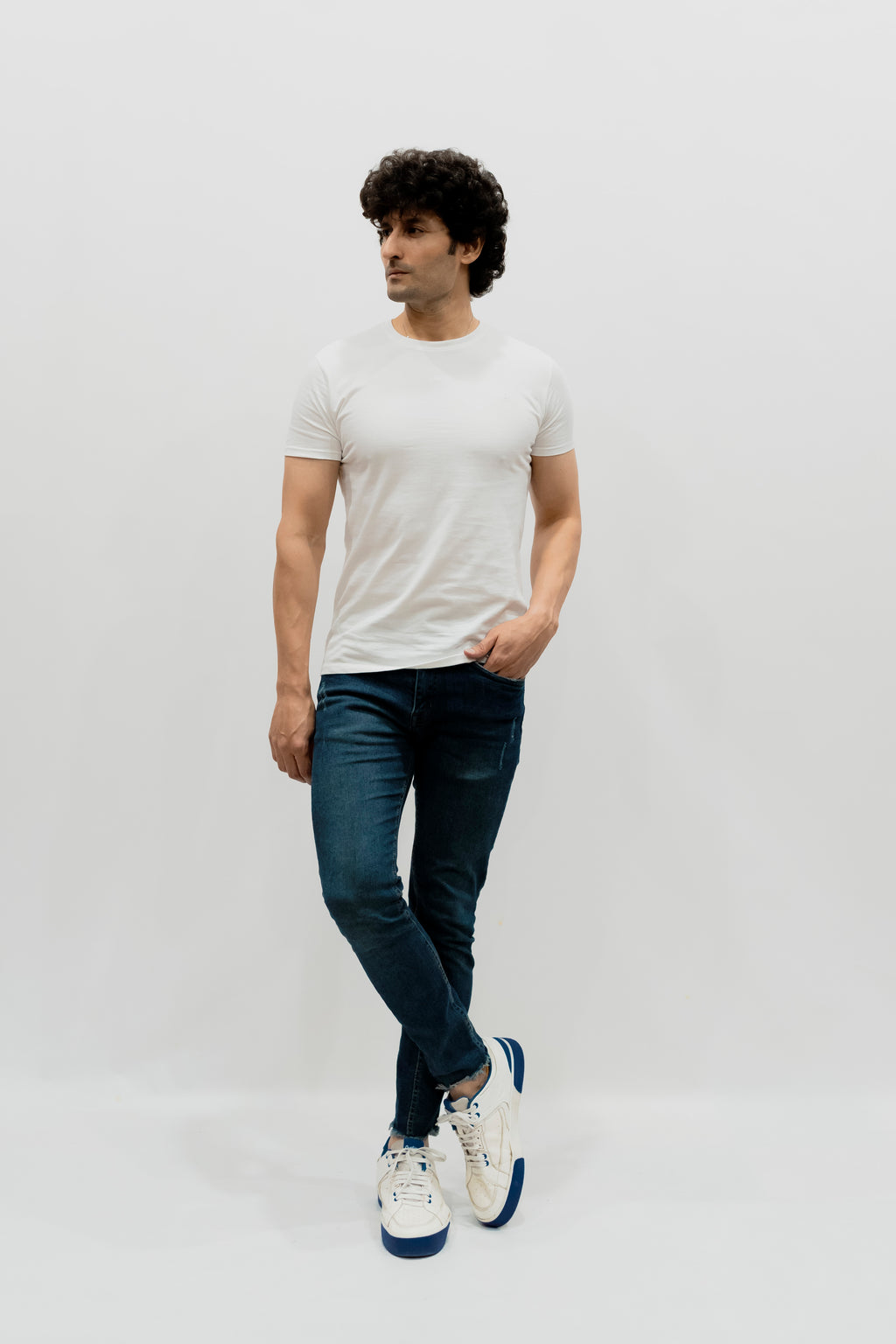 Avaron Combed Cotton T-Shirt white