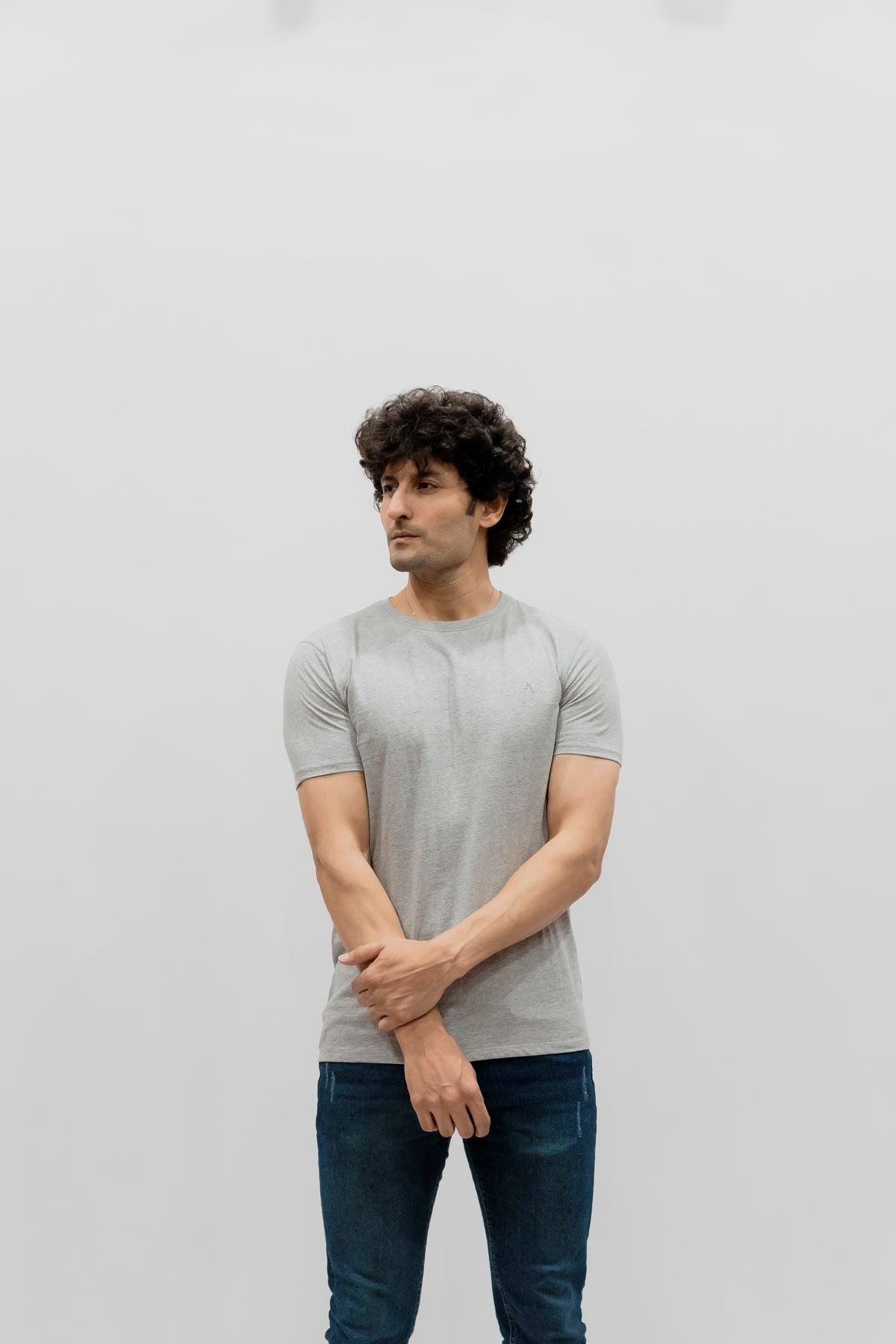 Avaron Combed Cotton T-shirt Grey
