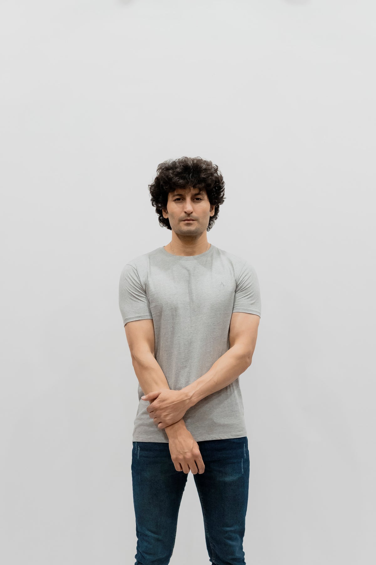Avaron Combed Cotton T-shirt Grey