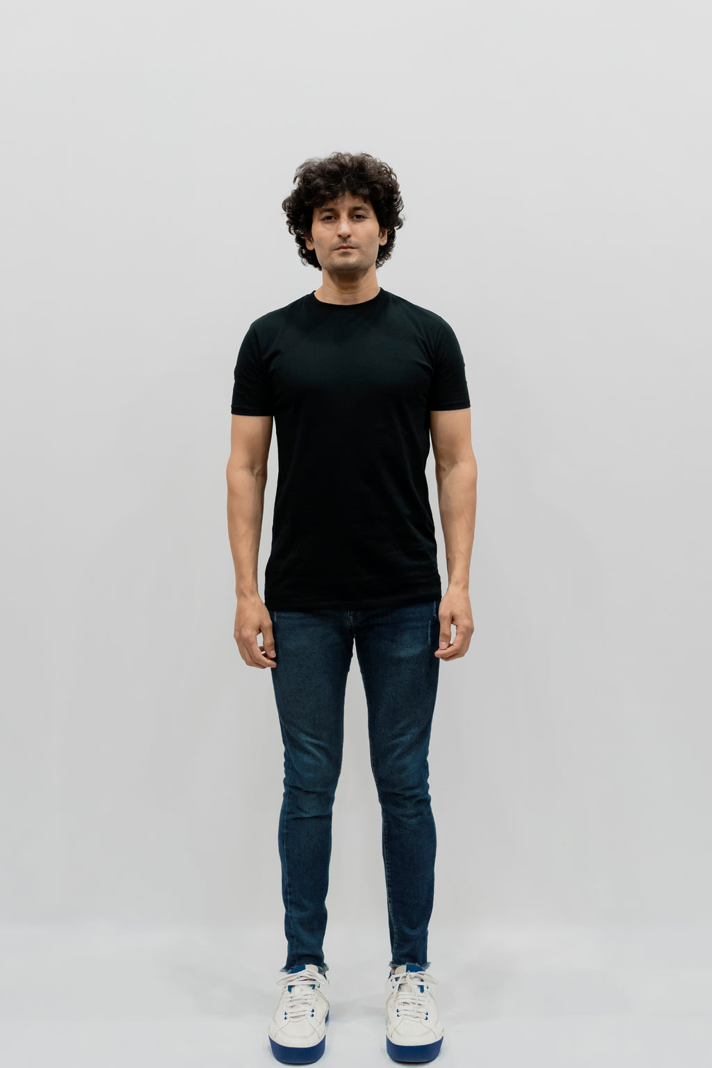 Avaron Combed Cotton T-Shirt-Black