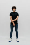Avaron Combed Cotton T-Shirt-Black