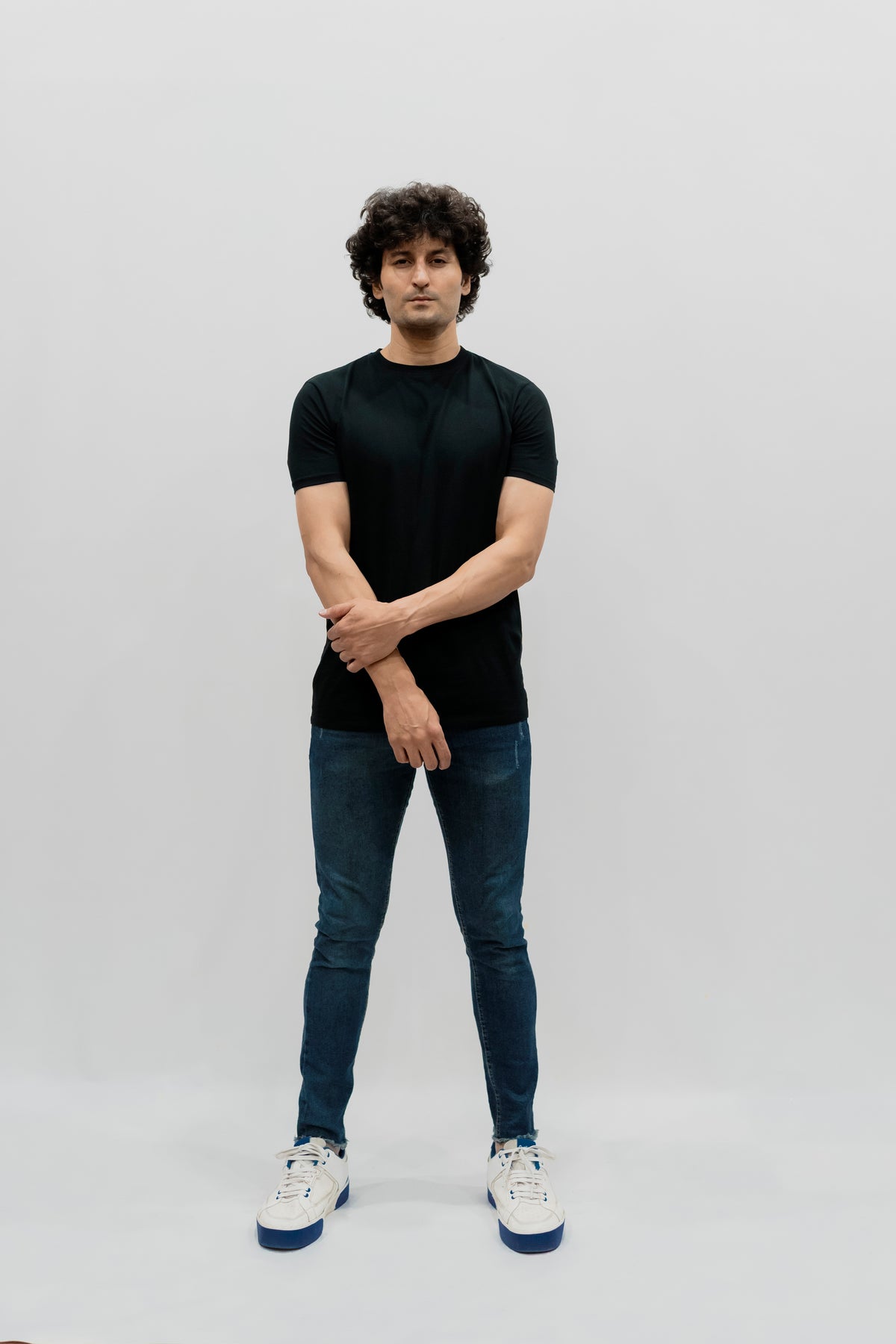 Avaron Combed Cotton T-Shirt-Black