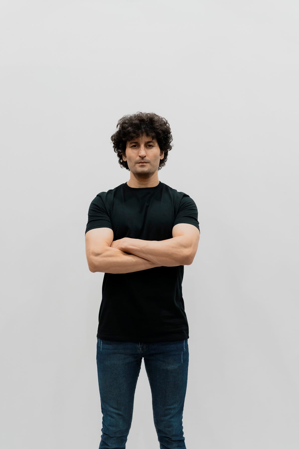 Avaron Combed Cotton T-Shirt-Black