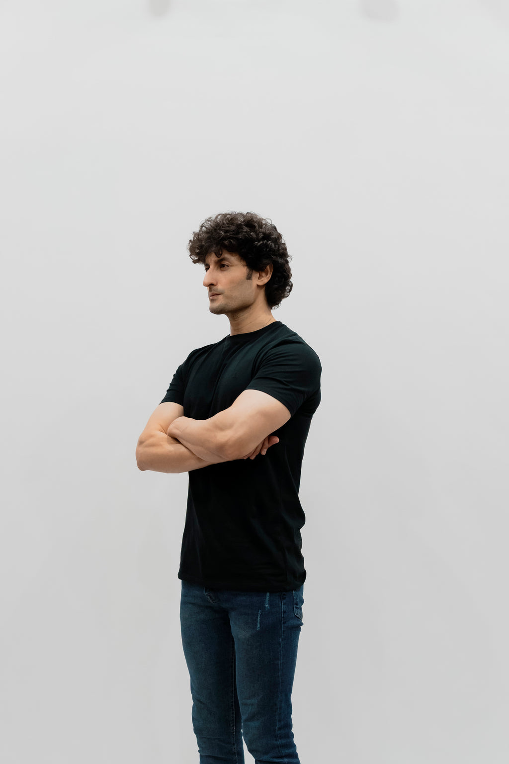 Avaron Combed Cotton T-Shirt-Black