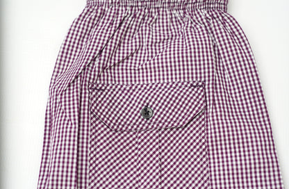 Avaron Woven Pajamas-Purple White
