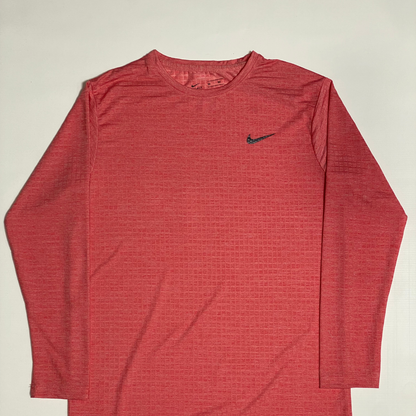 NIK Full Sleeve Dri-Fit Tee – 4-Way Stretch-Pink