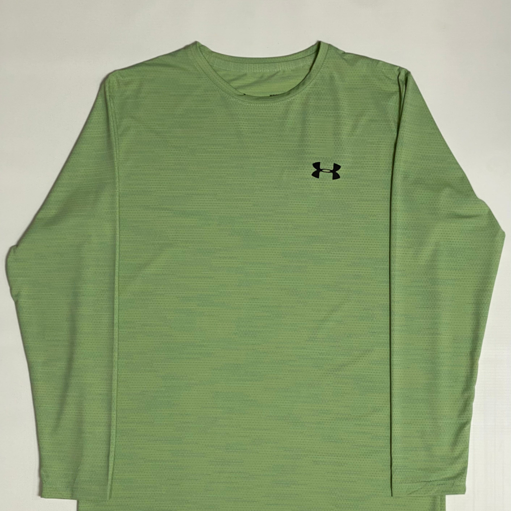 UA Full Sleeve Dri-Fit Tee – 4-Way Stretch-Light Green