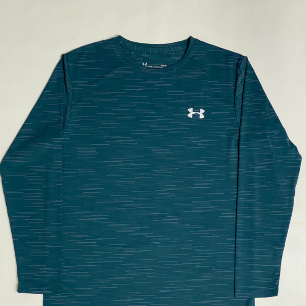 UA Full Sleeve Dri-Fit Tee – 4-Way Stretch-Green