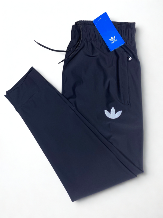 ADI Trouser  4-Way Stretch  Ultra Soft Fabric-Black-Rib