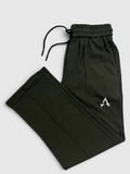 Imported Waffle Fabric Trouser - Olive Green