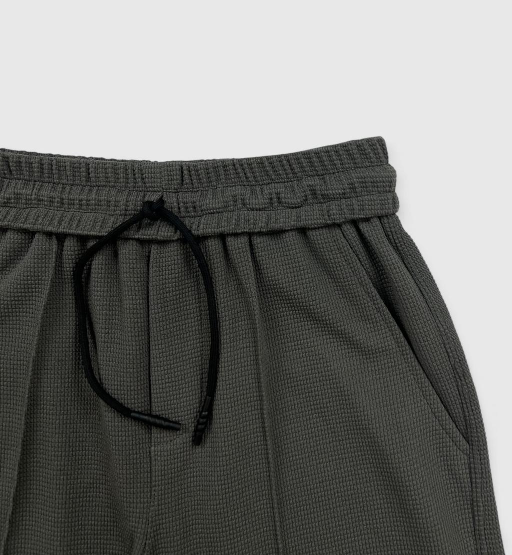 Imported Waffle Fabric Trouser - Grey