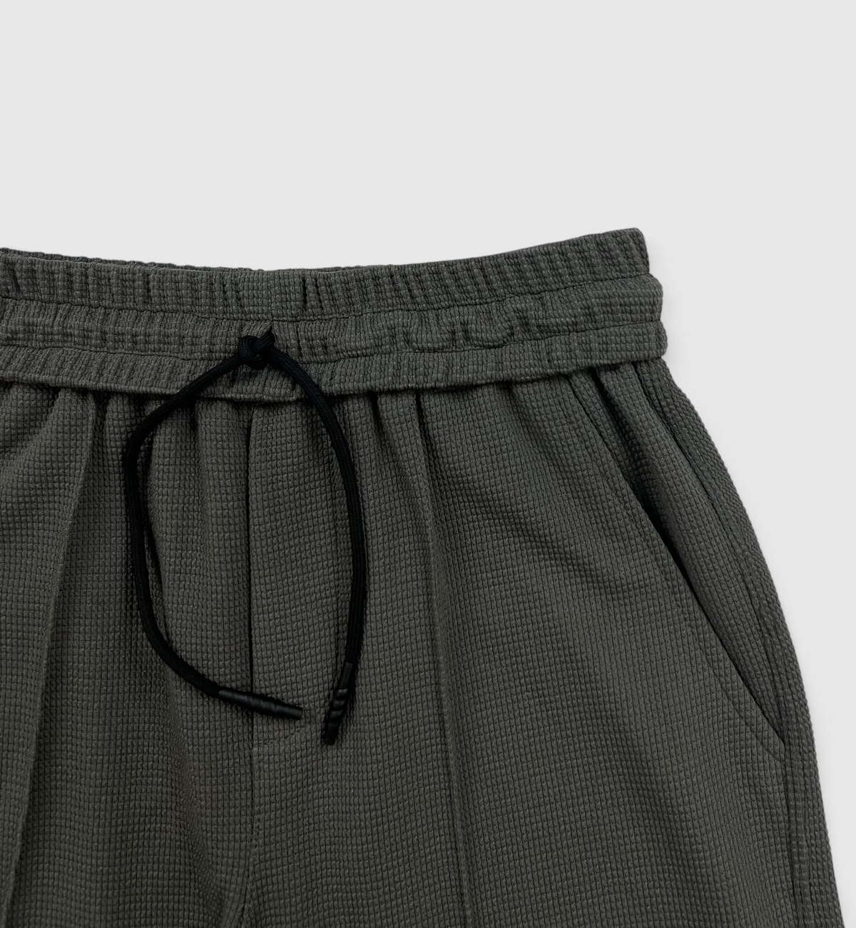 Imported Waffle Fabric Trouser - Grey
