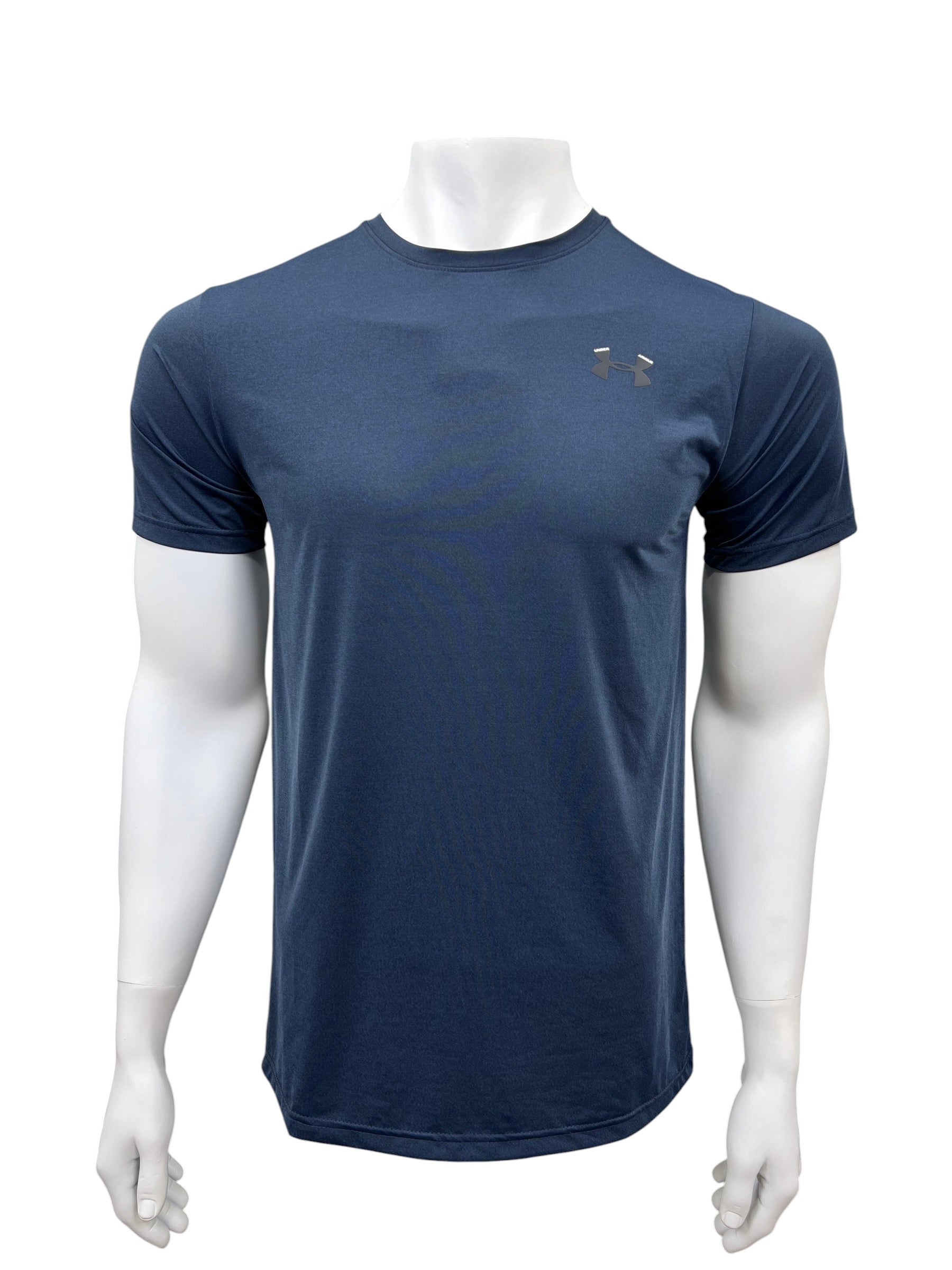 UA Dri-fit Tee – 4-Way Stretch- Navy