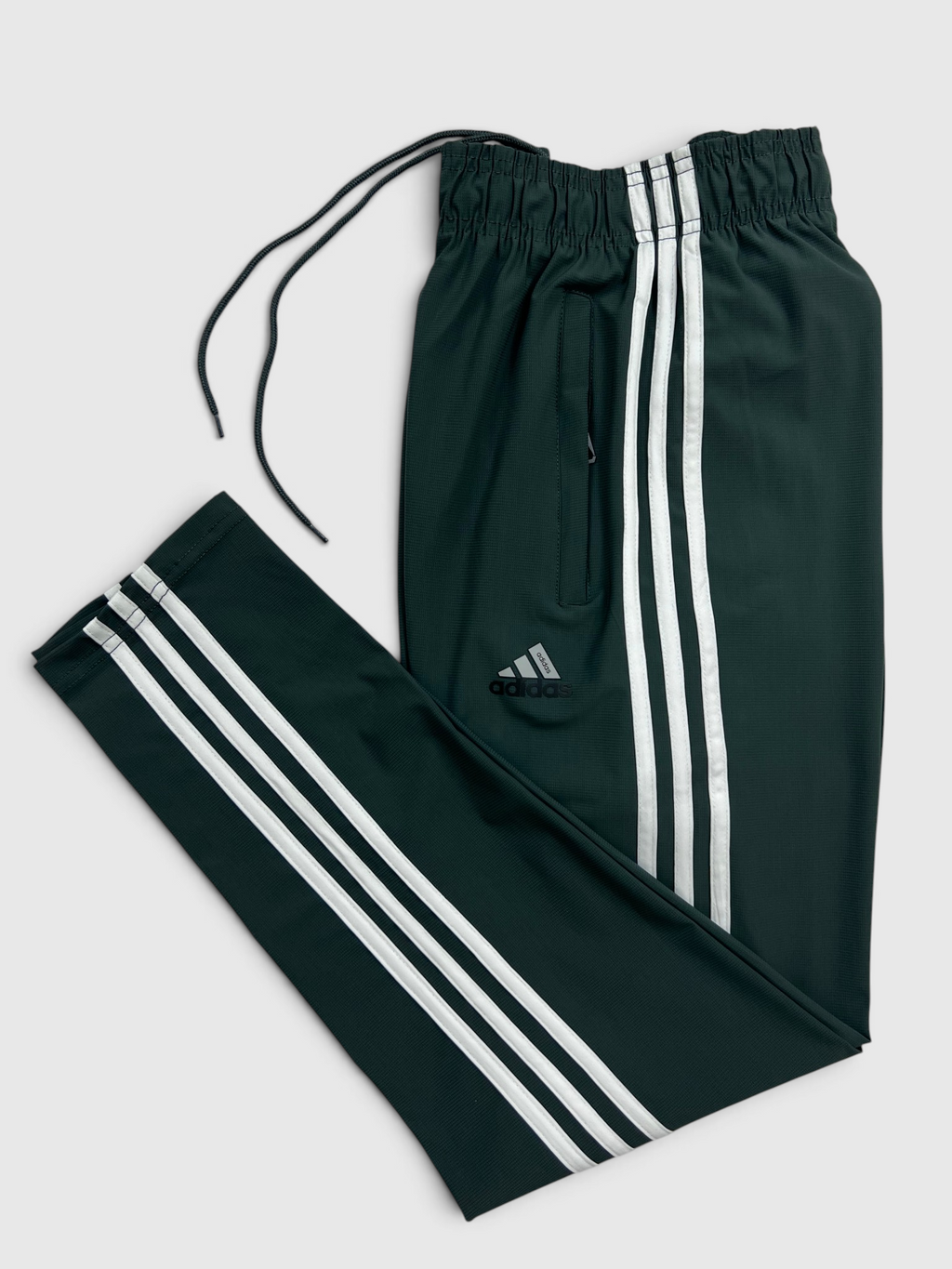 4-Way Stretch Ultra Soft Fabric 3 Stripes-Green