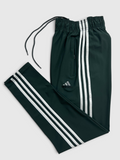4-Way Stretch Ultra Soft Fabric 3 Stripes-Green
