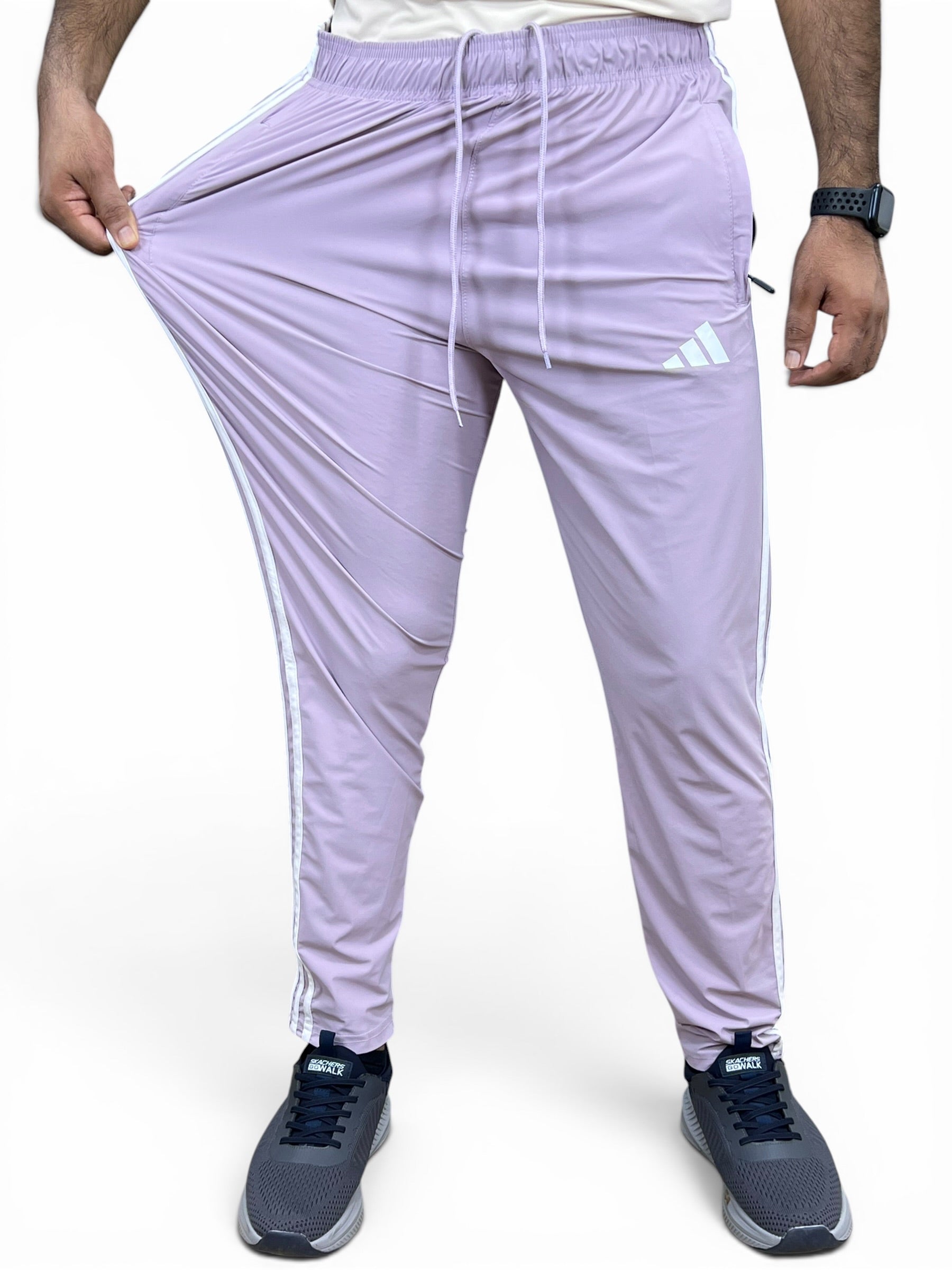 ADI Trouser – 4-Way Stretch Ultra Soft Fabric | 3 Stripes-Pink