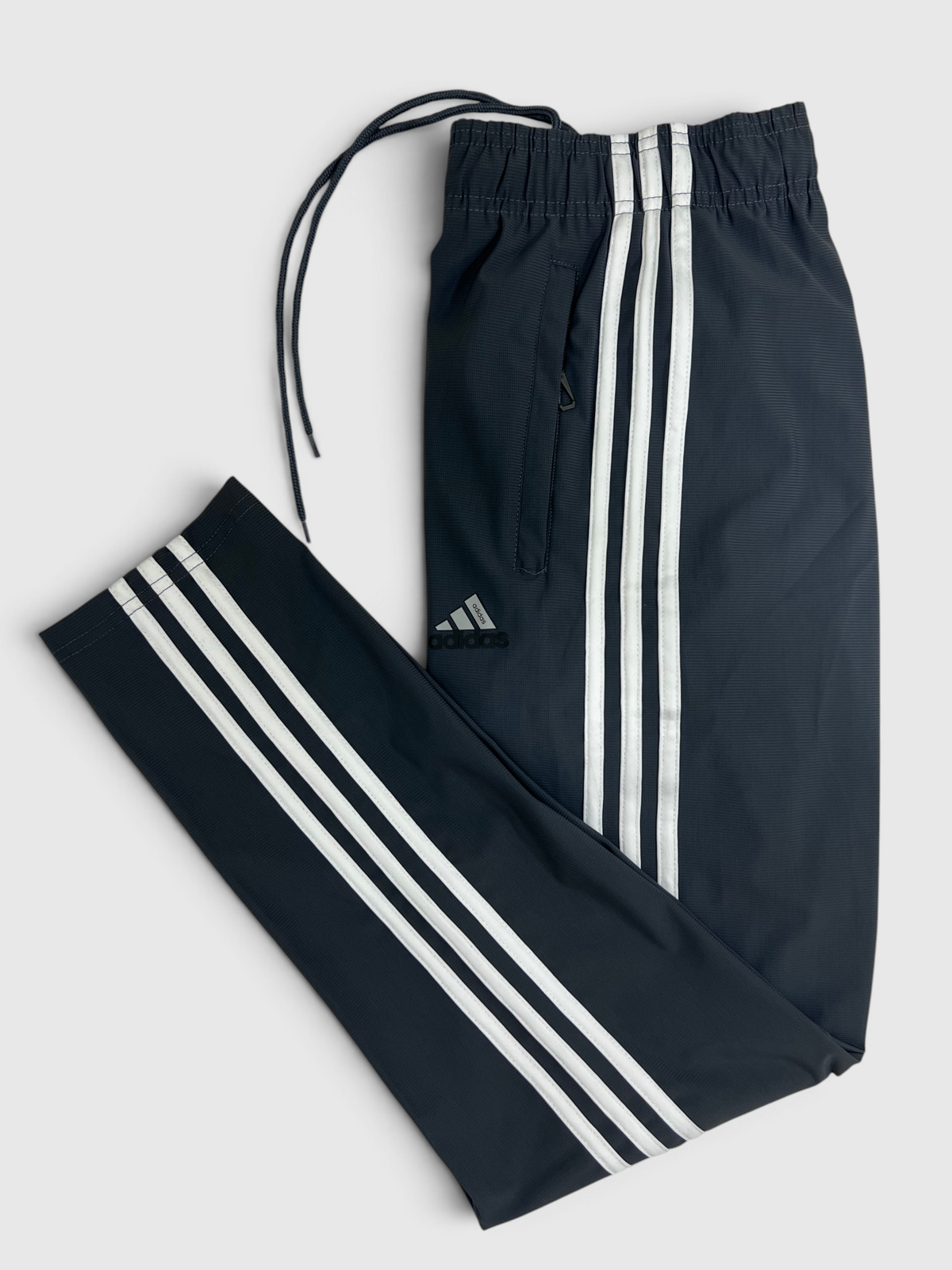 4-Way Stretch Ultra Soft Fabric 3 Stripes-Grey