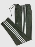 4-Way Stretch Ultra Soft Fabric 3 Stripes-LT Green