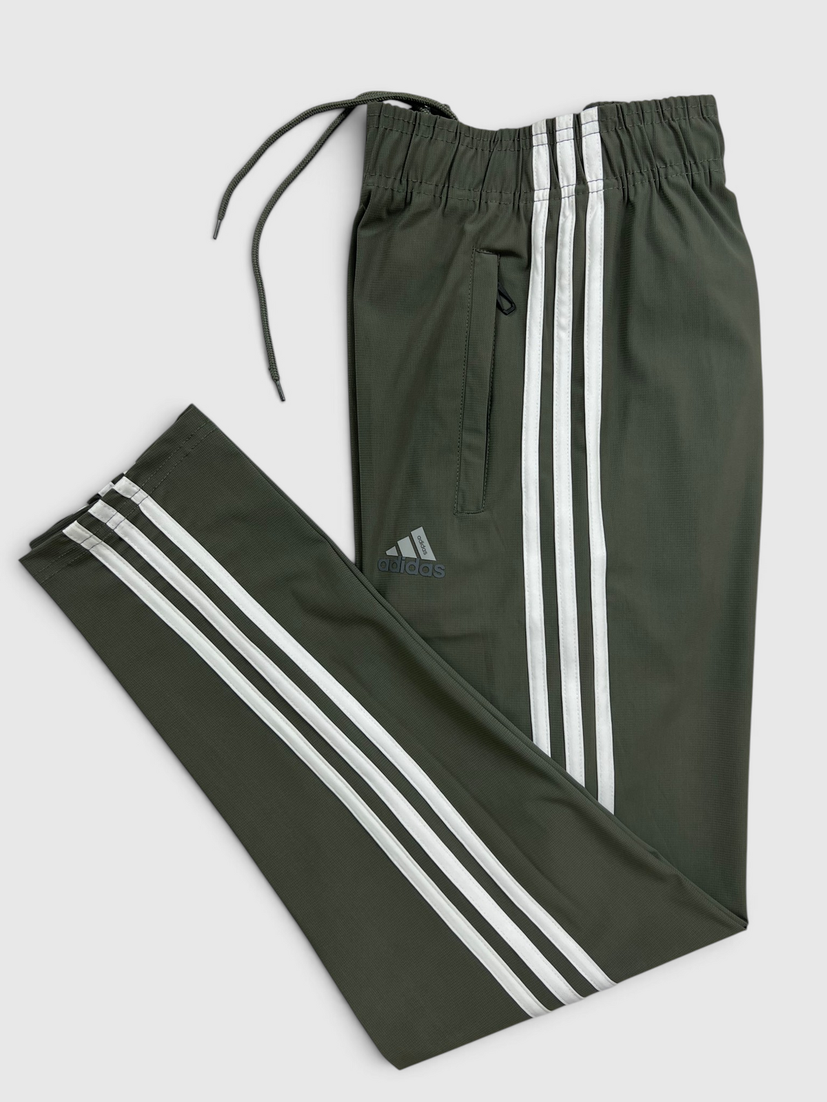 4-Way Stretch Ultra Soft Fabric 3 Stripes-LT Green