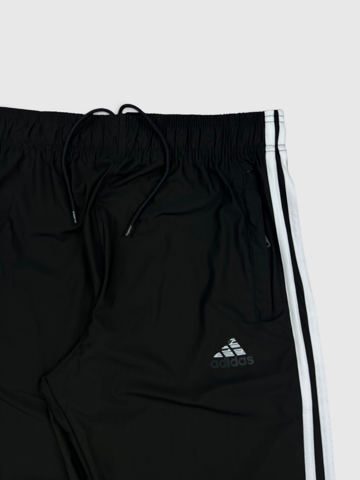 4-Way Stretch Ultra Soft Fabric 3 Stripes-Black