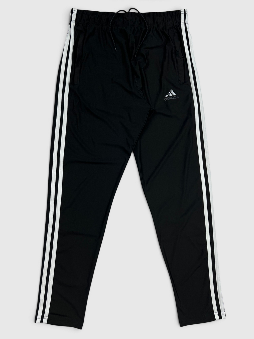 4-Way Stretch Ultra Soft Fabric 3 Stripes-Black